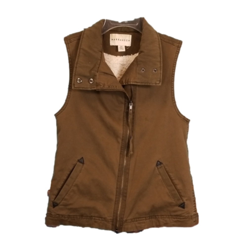 𝅺anthropologie Marrakech Army Green Vest